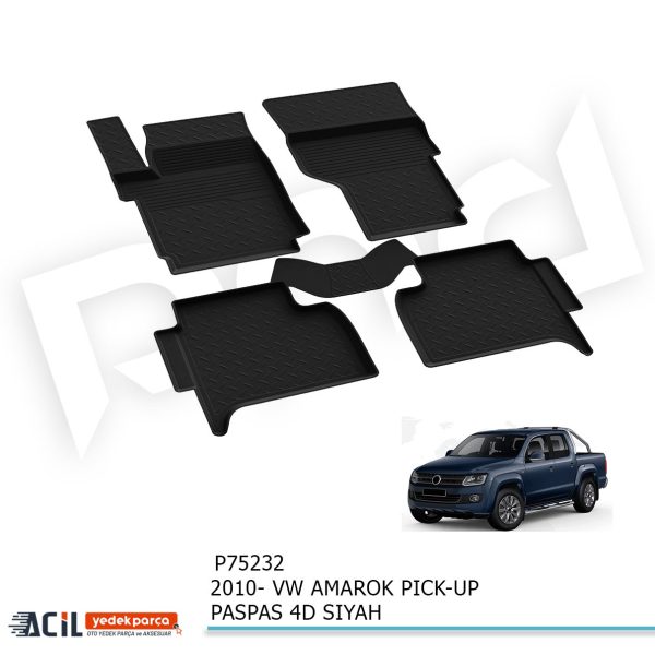 2010- VW AMAROK PICK-UP PASPAS 4D SIYAH