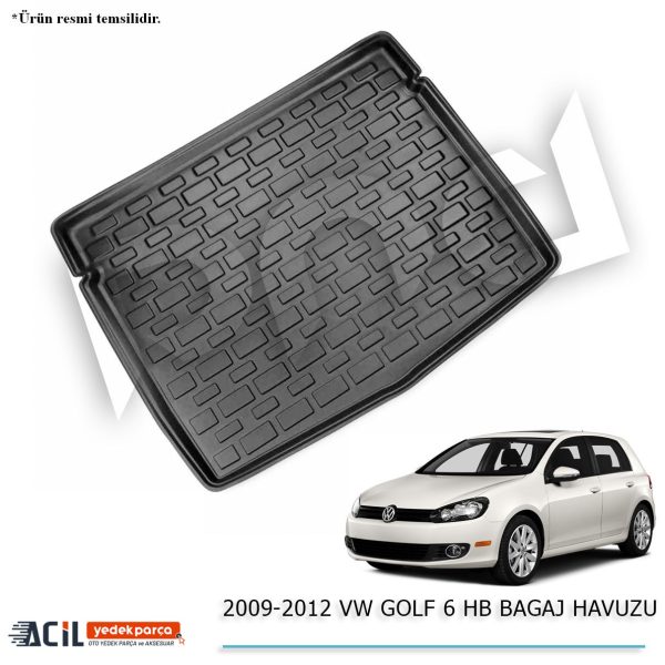 2009-2012 VW GOLF 6 HB BAGAJ HAVUZU