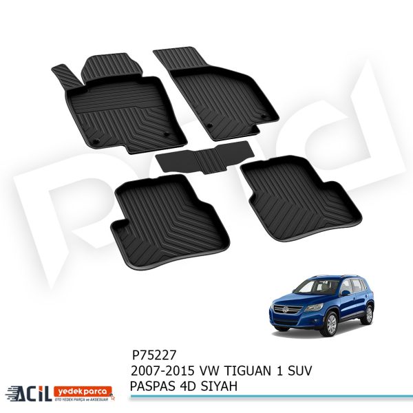 2007-2015 VW TIGUAN 1 SUV PASPAS 4D SIYAH