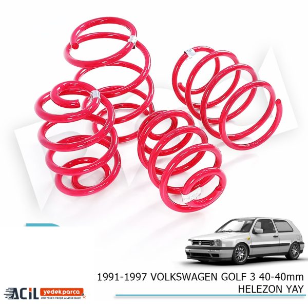 1991-1997 VOLKSWAGEN GOLF 3 40-40mm H.YAY