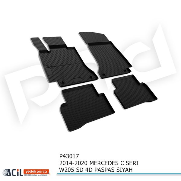 2014-2020 MERCEDES C SERI W205 SD 4D PASPAS SIYAH