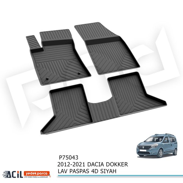 2012-2021 DACIA DOKKER PASPAS 4D SIYAH