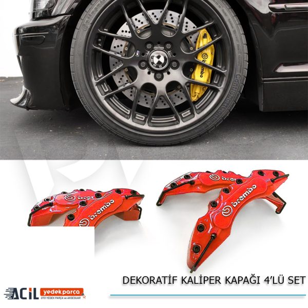 KIRMIZI KALIPER KAPAGI 4LU SET BREMBO