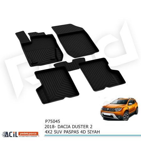 2018- DACIA DUSTER 2 4X2 SUV PASPAS 4D SIYAH