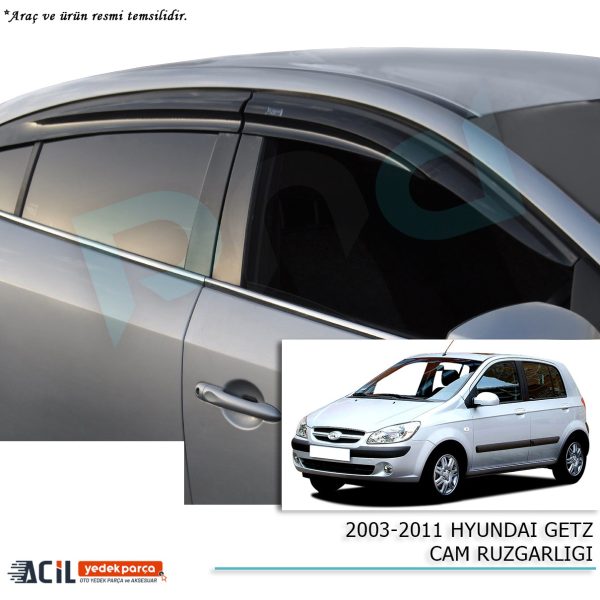 2003-2011 HYUNDAI GETZ CAM RUZGARLIGI