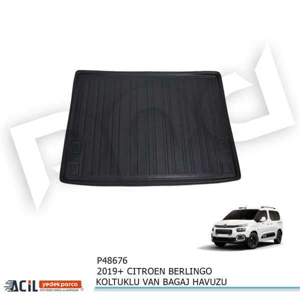 2019+ CITROEN BERLINGO KOLTUKLU VAN BAGAJ HAVUZU