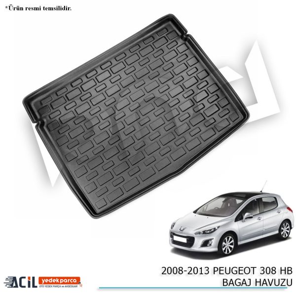 2008-2013 PEUGEOT 308 HB BAGAJ HAVUZU