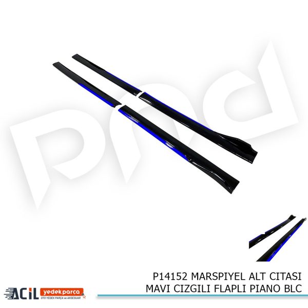 MARSPIYEL ALT CITASI MAVI CIZGILI FLAPLI PIANO BLC
