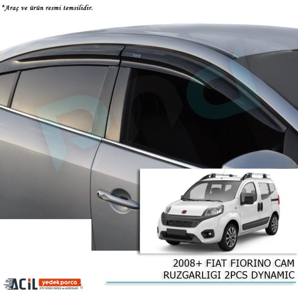 2008+ FIAT FIORINO CAM RUZGARLIGI 2PCS DYNAMIC