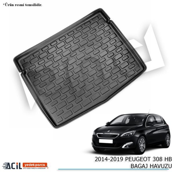 2014-2019 PEUGEOT 308 HB BAGAJ HAVUZU