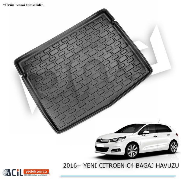 2016+ YENI CITROEN C4 BAGAJ HAVUZU