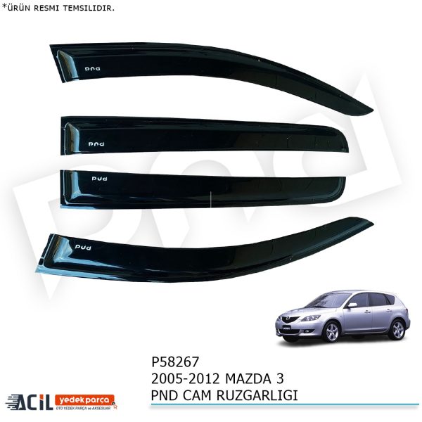 2005-2012 MAZDA 3 PND CAM RUZGARLIGI