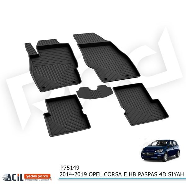 2014-2019 OPEL CORSA E HB PASPAS 4D SIYAH