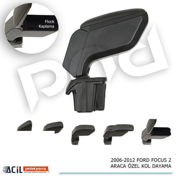 2006-2012 FORD FOCUS 2 ARACA OZEL KOL DAYAMA SIYAH