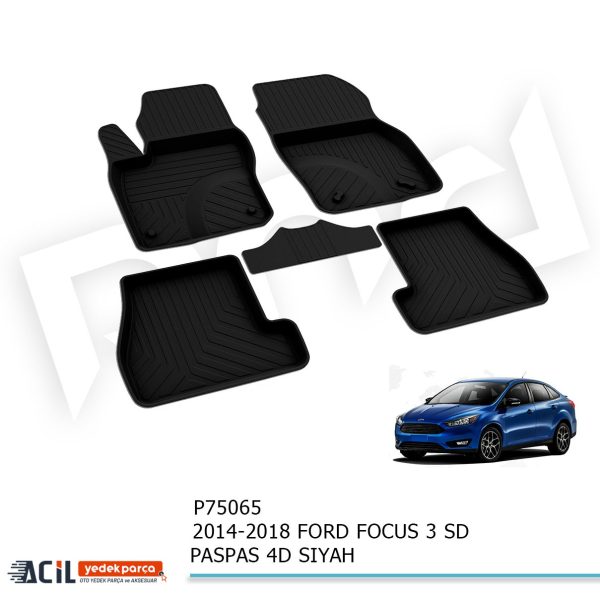 2014-2018 FORD FOCUS 3 SD PASPAS 4D SIYAH