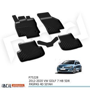2012-2020 VW GOLF 7 HB 5KP PASPAS 4D SIYAH