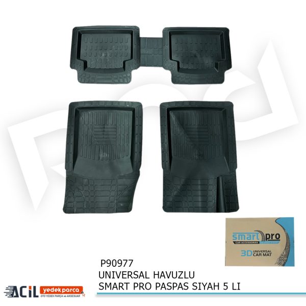 UNIVERSAL HAVUZLU SMART PRO PASPAS SIYAH 5 LI