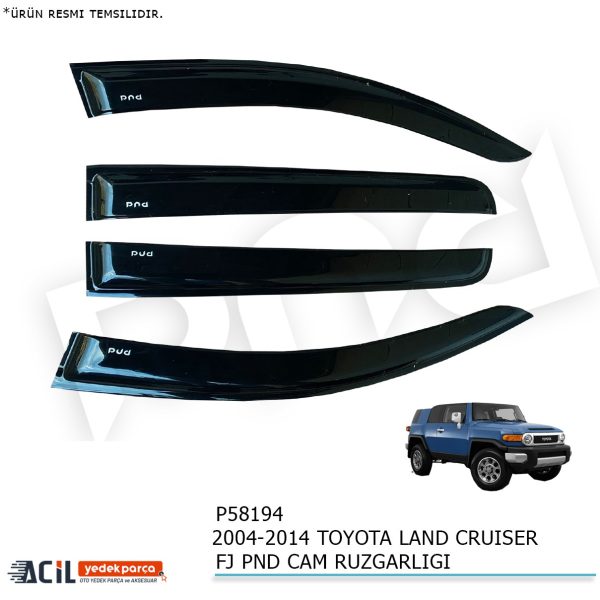 2004-2014 TOYOTA LAND CRUISER FJ PND CAM RUZGARLIG