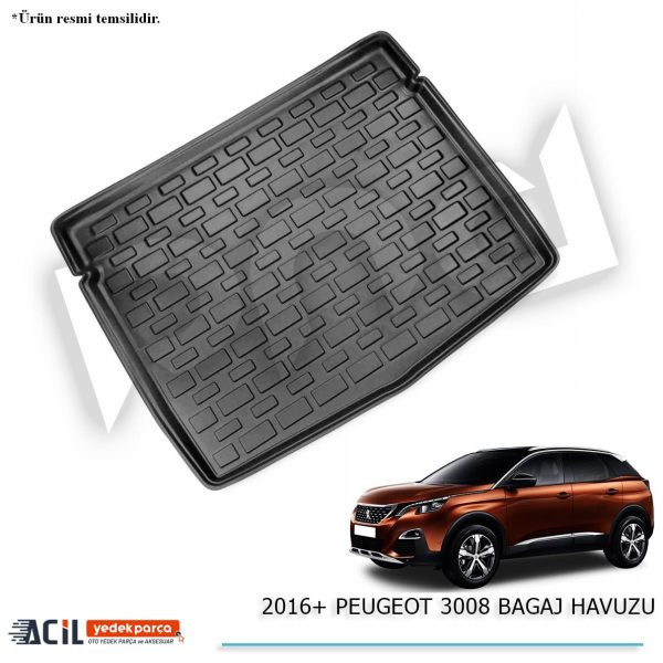2010-2016 PEUGEOT 3008 BAGAJ HAVUZU