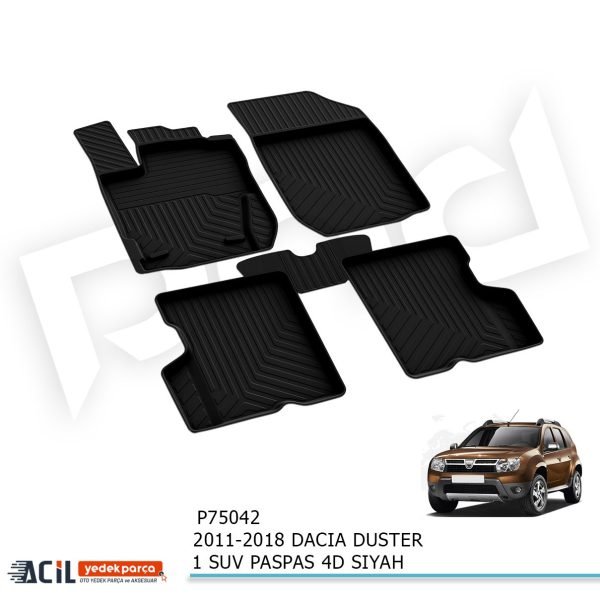 2011-2018 DACIA DUSTER 1 SUV PASPAS 4D SIYAH