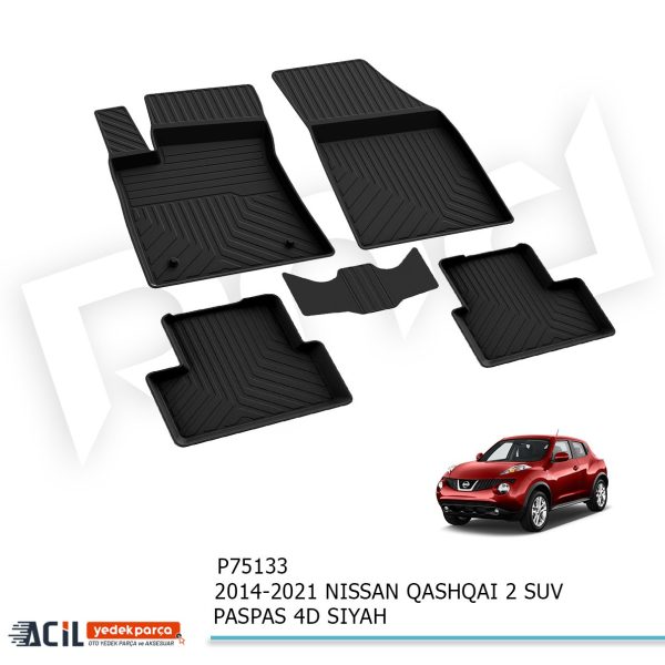 2014-2021 NISSAN QASHQAI 2 SUV PASPAS 4D SIYAH