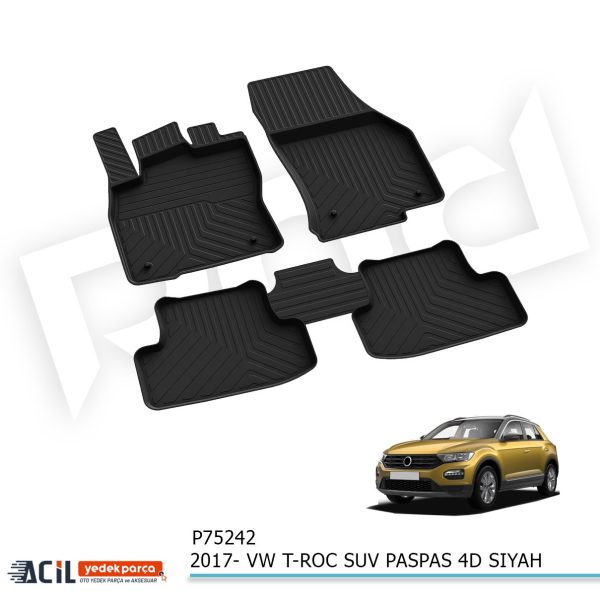 2017- VW T-ROC SUV PASPAS 4D SIYAH