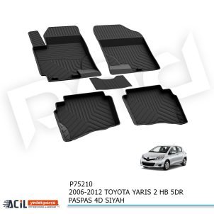 2006-2012 TOYOTA YARIS 2 HB 5KP PASPAS 4D SIYAH