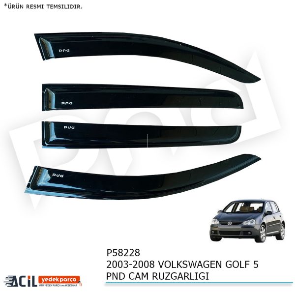 2003-2008 VOLKSWAGEN GOLF 5 PND CAM RUZGARLIGI