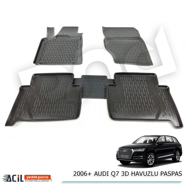 2006+ AUDI Q7 3D HAVUZLU PASPAS