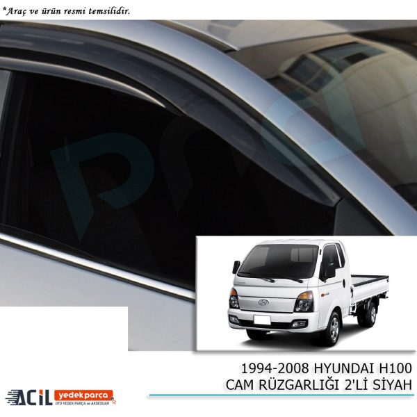 1994-2008 HYUNDAI H100 KMYNT CAM RUZGARLIGI 2PCS