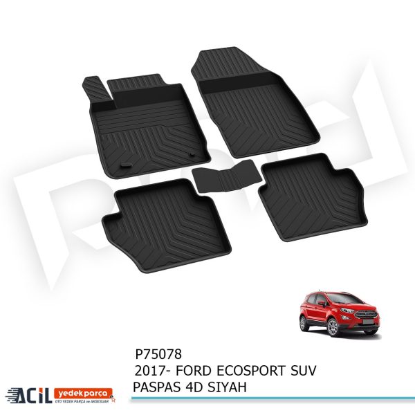 2017- FORD ECOSPORT SUV PASPAS 4D SIYAH