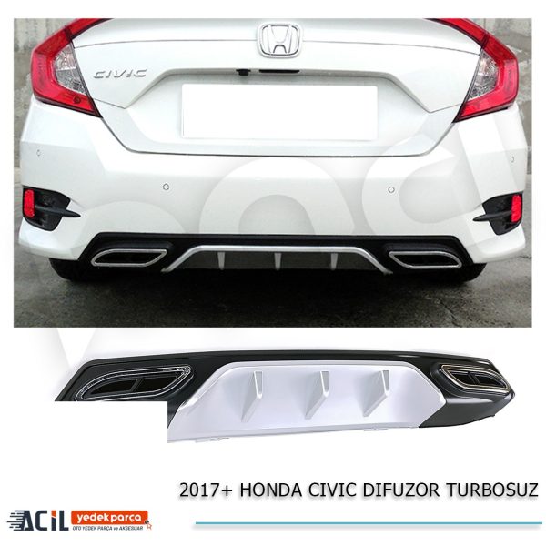 2017+ HONDA CIVIC DIFUZOR TURBOSUZ GRI