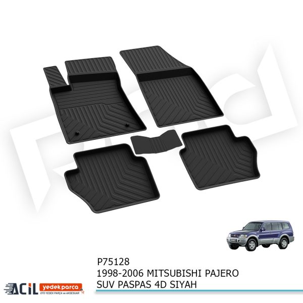1998-2006 MITSUBISHI PAJERO SUV PASPAS 4D SIYAH