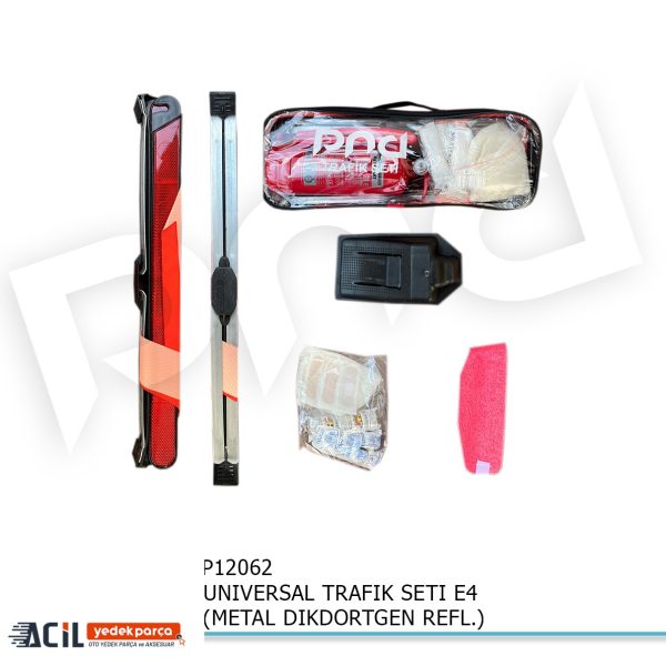 UNIVERSAL TRAFIK SETI E4 (METAL DIKDORTGEN REFL.)