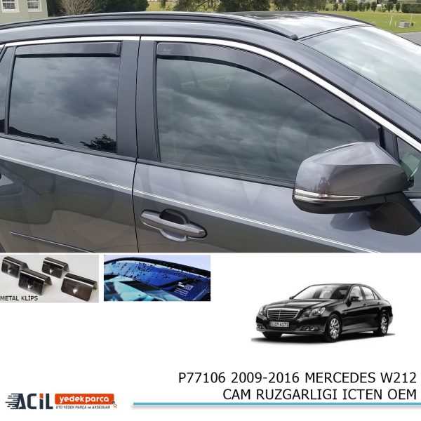 2009-2016 MERCEDES W212 CAM RUZGARLIGI ICTEN OEM