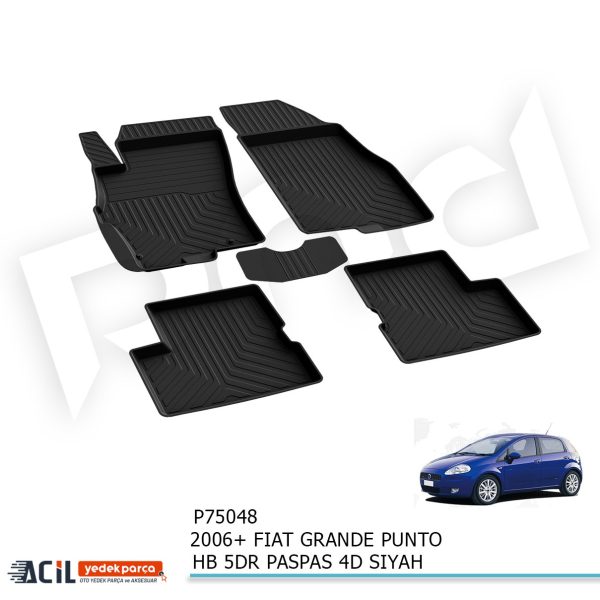 2006+ FIAT GRANDE PUNTO HB 5KP PASPAS 4D SIYAH
