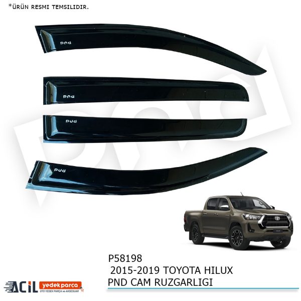 2012-2016 TOYOTA HILUX PND CAM RUZGARLIGI