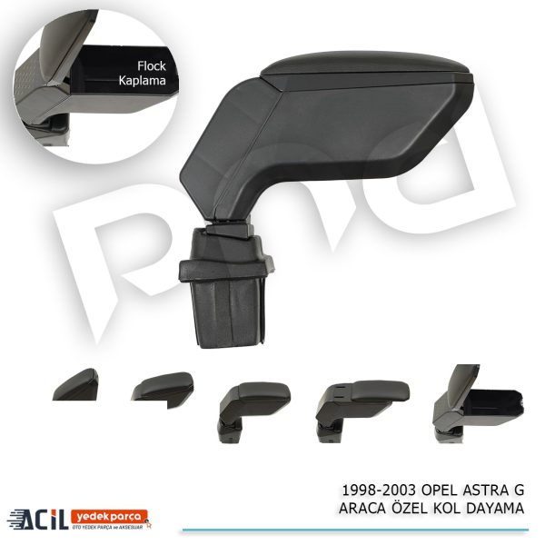 1998-2003 OPEL ASTRA G ARACA OZEL KOL DAYAMA SIYAH