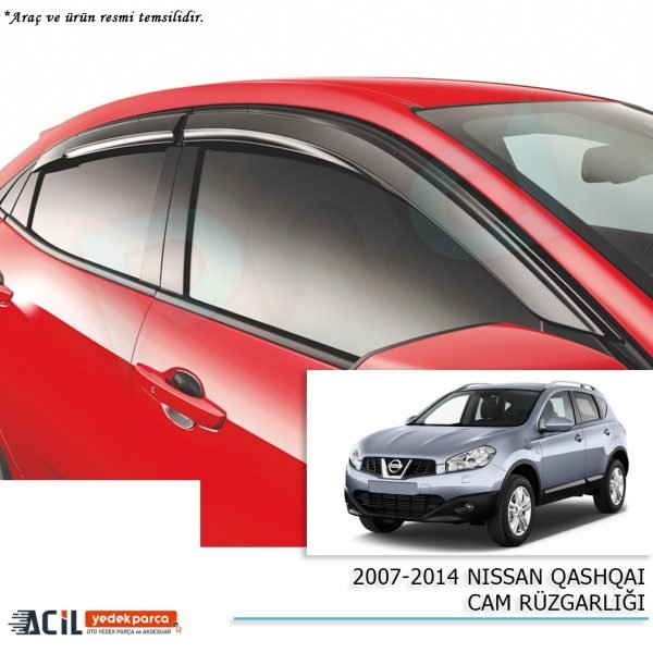2007-2014 NISSAN QASHQAI CAM RUZGARLIGI