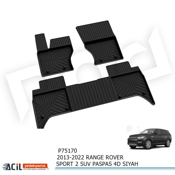 2013-2022 RANGE ROVER SPORT 2 SUV PASPAS 4D SIYAH
