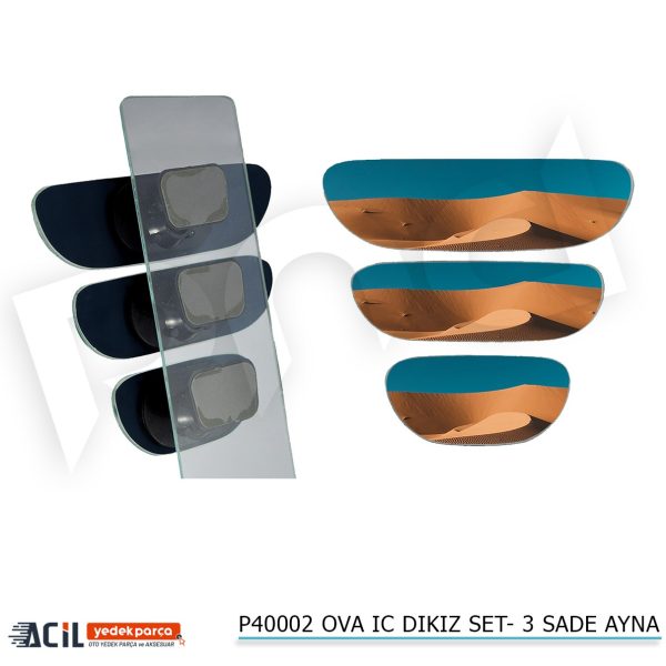OVA IC DIKIZ SET- 3 SADE AYNA -564.050