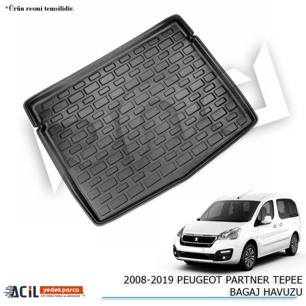 2008-2019 PEUGEOT PARTNER TEPEE BAGAJ HAVUZU