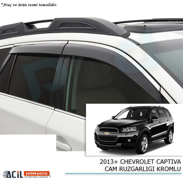 2013+ CHEVROLET CAPTIVA CAM RUZGARLIGI KROMLU