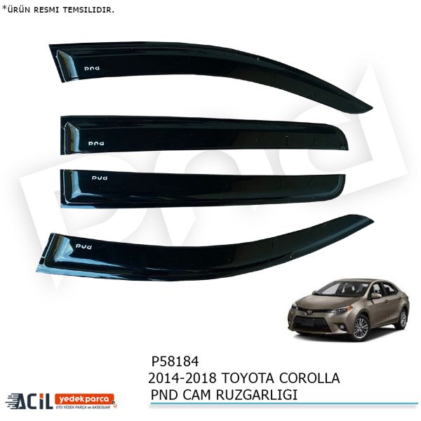 2014-2018 TOYOTA COROLLA PND CAM RUZGARLIGI