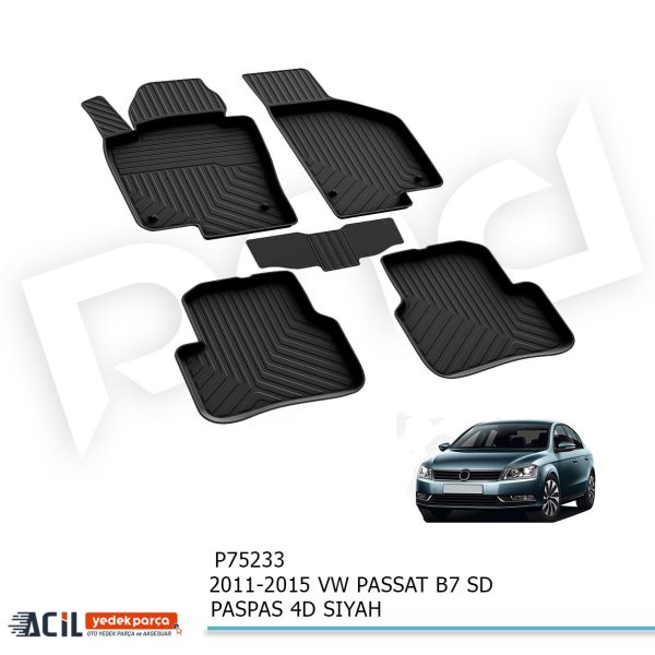 2011-2015 VW PASSAT B7 SD PASPAS 4D SIYAH