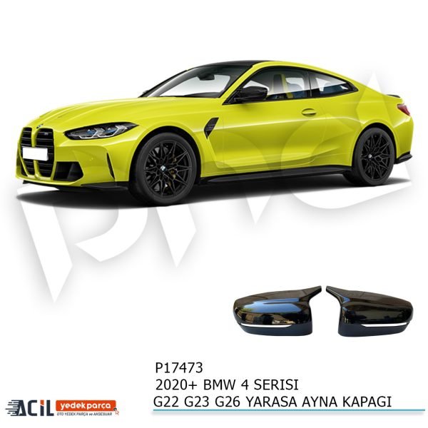2020+ BMW G22 BATMAN YARASA AYNA KAPAGI P.BLACK