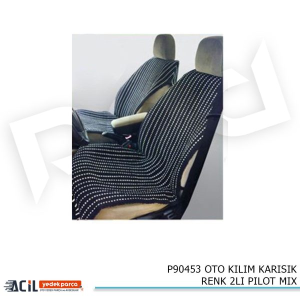 OTO KILIM KARISIK RENK 2LI PILOT MIX