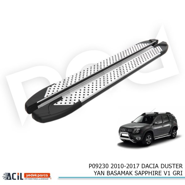 2010-2017 DACIA DUSTER YAN BASAMAK SAPPHIRE V1 GRI