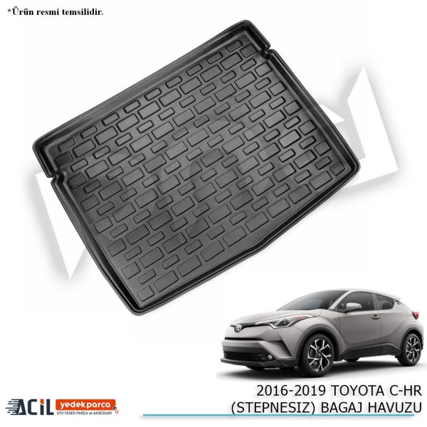 2016-2019 TOYOTA C-HR (STEPNESIZ) BAGAJ HAVUZU