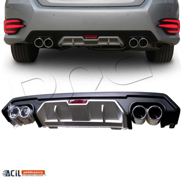 2017+ HONDA CIVIC DIFUZOR TURBO GRI